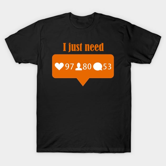 I just need T-Shirt by HoloSayer